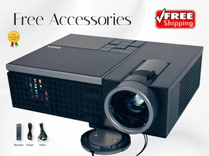 Dell M409WX DLP Projector 2000 Lumens Conference Room HD HDMI w/Remote - Picture 1 of 10