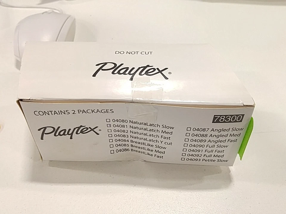 Pezón de cierre Plytx NATL M talla 2pk Pezón Playtex Naturatch - Flujo medio 2pk Foto 1 de 1