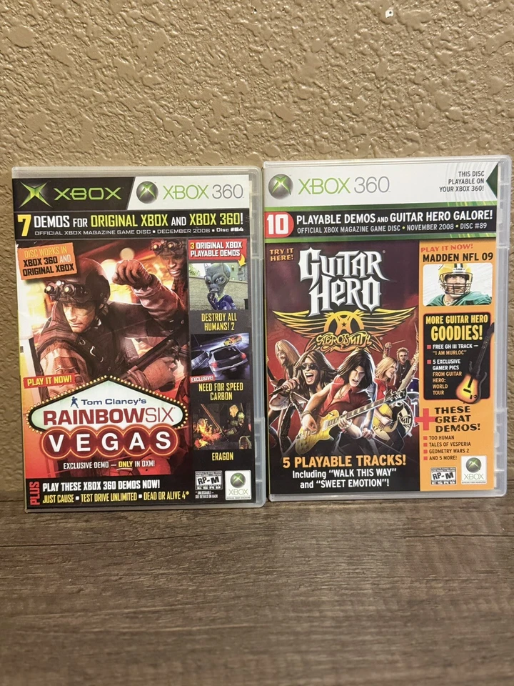 Official Xbox 360 Magazine Demo Disc Guitar Hero & Rainbow vegas six - Image 1 of 4