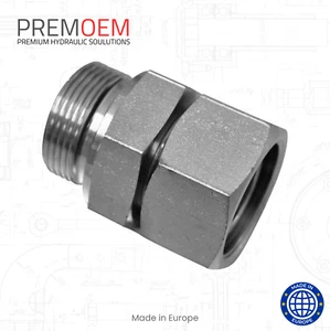 Hydraulik Verschraubung EGE Gerader Einschraub Stutzen mit Dichtkegel - Bild 1 von 2