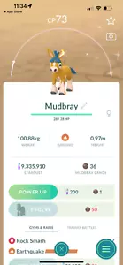 Pokémon Go shiny Mudbray - TRADE unregister 1m stardust - Picture 1 of 1