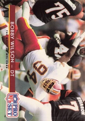 1992 Pro Set #89 Bobby Wilson Washington Redskins - Image 1 of 2