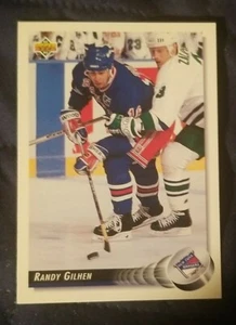 1992-93 Upper Deck - New York Rangers - Hockey Card #82 Randy Gilhen - Picture 1 of 2