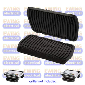 Tefal Optigrill Upper & Lower Grill Plate Set Part TS01039390 & TS01039401 - Picture 1 of 3