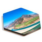 Hexagon MDF Coaster Yangtze River China Asia #53584