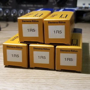 Five (5) 1R5/DK91 Vacuum Tubes Siemens Germany Absolutely Perfect.  NOS NIB  - Picture 1 of 5