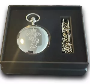 REME Royal Mechanical & Electrical Engineers Masons Of London Pocket Watch - Picture 1 of 8