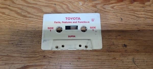 Toyota MK3 Supra OEM Factory Cassette Tape Facts, Features, and Functions Rare - Foto 1 di 2