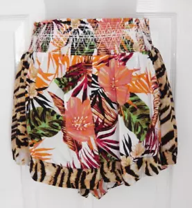 BNWT RIVER ISLAND RESORT SHORTS SMALL 8/10 TROPICAL SUMMER HOLIDAY PARTY BEACH - Picture 1 of 13