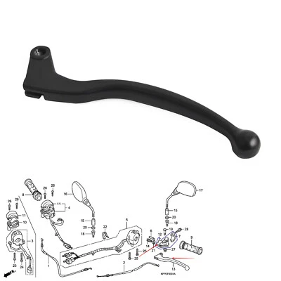 Palanca de manija de embrague para Honda CBR125R CBR125 R 2004-2009 2010 aleación fundida Foto 1 de 4