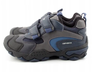 GEOX AMPHIBIOX BULLER Kids Children Boys Shoes J169WB-C4264 w/Membrane Navy/Blue - Picture 1 of 9