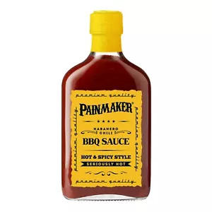 Painmaker Habanero Chili BBQ Sauce Pour Grillades Et Rôtis 195ml - Bild 1 von 1