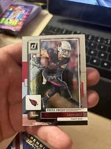 2022 DONRUSS Silver FOIL PRESS PROOF PARALLEL #3 ZACH ERTZ 2/100 CARDINALS/LIONS - Picture 1 of 2