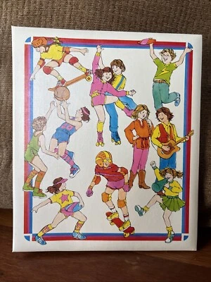 70's Hallmark Album Or Scrapbook 9x11" Sports Guitar Basketball Skateboarding - Image 1 of 4