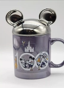 Disney 100 Jahre Wunder Jubiläum Mickey & Friends Tasse mit Ohren Deckel Neu - Bild 1 von 3