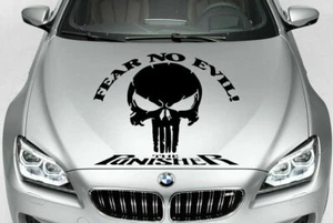Tribal Punisher Skull Vinyl Decal Graphic Car Truck Hood Side USA - Picture 1 of 1