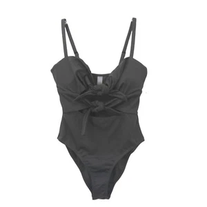 Traje de baño de una pieza Crescent Drive XS negro recortado playa vacaciones piscina complejo - Imagen 1 de 9