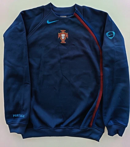Portugal 2004/05 Nike Total 90 Cristiano Ronaldo Sweatshirt Size S (Mint) Cover