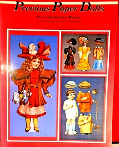 Precious Paper Dolls (Book, 1985) by Cynthia Erfurt Musser & Joyce McClelland - Picture 1 of 9