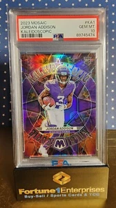 2023 Panini Mosaic Jordan Addison RC Kaleidoscope Vikings PSA 10 GEM Mint 🔥  - Bild 1 von 1