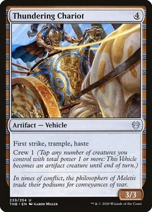 Thundering Chariot 4x FOIL THB MTG Theros Beyond Death Uncommon MINT artifact - Picture 1 of 1