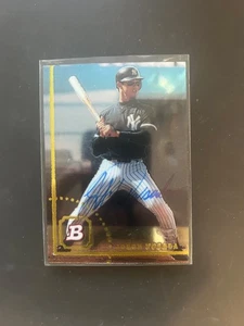 2002 bowman chrome reprint Jorge Posada on card auto autograph signed - Picture 1 of 2