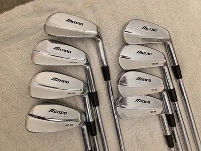 RH Mizuno MP33 Iron Set 3-PW Dynamic Gold S300 Standard L/L/L - Image 1 of 4