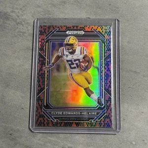 2023 Panini Prizm Draft Picks Snakeskin Prizm Clyde Edwards-Helaire 18 Venom SSP - Picture 1 of 2