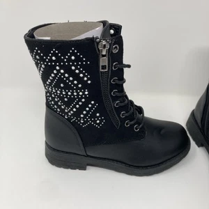 Botas negras brillantes Kenzie para niña talla 11. Lindo!!! - Imagen 1 de 10