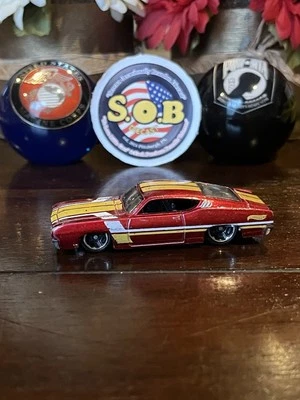 Ford Torino Talladega 1969 Hot Wheels rojo diecast usado excelente estado Foto 1 de 4