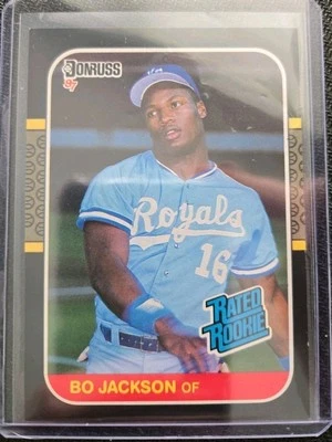 1987 Donruss Bo Jackson Rated Rookie (RC) #35 NM-MT - Image 1 of 2