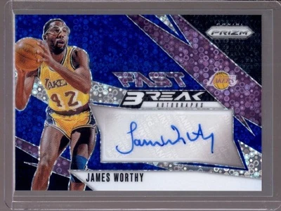 JAMES WORTHY 2024-24 Panini Prizm Fast Break Signatures Blue Autograph Auto #/49 - Image 1 of 2