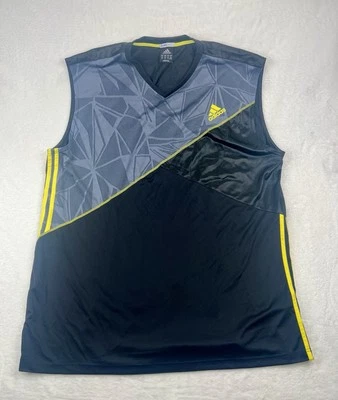 Adidas Men's 4XT Tall Clima Cool Performance Sleeveless Tank Top Gym Shirt Tee - Image 1 of 4