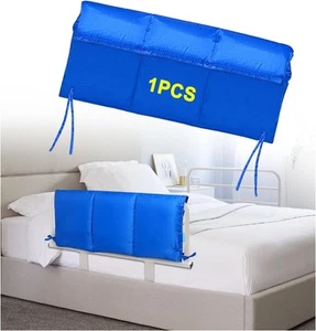 Bed Rail Covers for Hospital Elderly Adults Bumper 32 inch x12inch, Blue - Picture 1 of 6