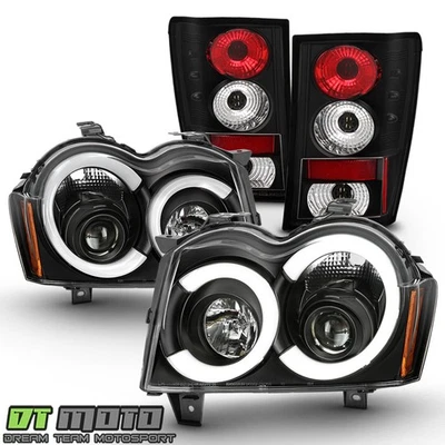 Jeep Grand Cherokee 2005-2006 LED DRL proyector faros + juego de luces traseras Foto 1 de 4