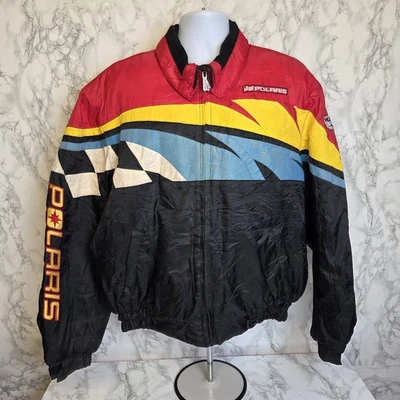 Vintage Polaris Snowmobile Ski Jacket - Men's Medium - Hein Gericke - Waterproof - Image 1 of 4