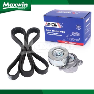 Serpentine Belt Drive Component Kit Fit 2007-2013 Nissan Altima 2.5L 6PK2230 - Image 1 of 4