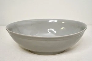 Cuenco para servir Pottery Barn Cambria gris ovalado 12 1/4" Portugal descontinuado - Imagen 1 de 9