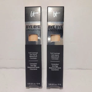 2x it Cosmetics Bye Bye Under Eye Full Coverage Concealer 25.0 Medium Natural N - Picture 1 of 6