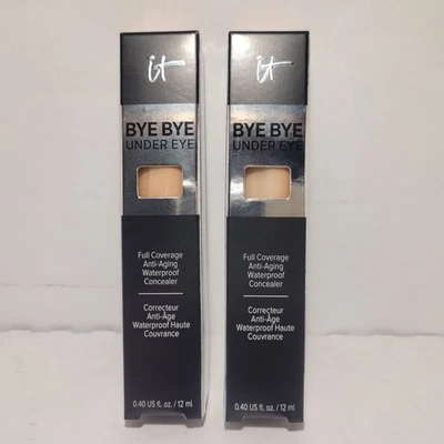 2x it Cosmetics Bye Bye Under Eye Full Coverage Concealer 25.0 Medium Natural N - Image 1 of 4