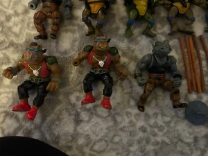 TMNT 1988 Rocksteady and Bebop Action Figures - Picture 1 of 3