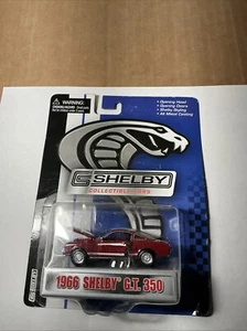 Shelby Collectables - 1966 FORD MUSTANG Shelby GT 350 - 1/64 Red White Stripes - Picture 1 of 3