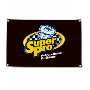 Superpro Garage Wall Car motorcycle Racing Show Auto repair shop Banner Flag - Picture 1 of 21