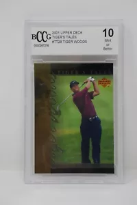 2001 Upper Deck Tiger's Tales #TT28 Tiger Woods Rookie BCCG 10 MINT OR BETTER - Picture 1 of 4