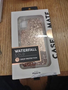 New Gold WaterfallCase-mate Cases for iphone XR 6.1 - Picture 1 of 2