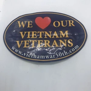 4x6” us military 50th Anniversary Vietnam War veteran bumper sticker decal - Picture 1 of 1