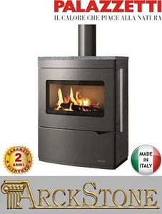 Stufa a Legna Aria Calda Naturale Palazzetti Nicole Potenza 9,8 kW Pietra Ollare - Foto 1 di 2