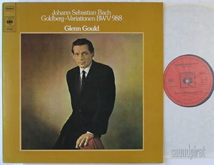 GLENN GOULD BACH THE GOLDBERG VARIATIONS PIANO GERMAN CBS ED.1 STEREO 61540 NM - Picture 1 of 4