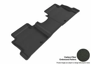 Alfombrillas 3D MAXpider para Hyundai Elantra Kagu 2017-2020 segunda fila - negras - aceL1 Foto 1 de 1