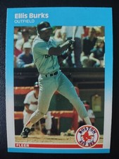 Ellis Burks Rookie Card (RC) - Boston Red Sox - 1987 Fleer Baseball Card #U-15